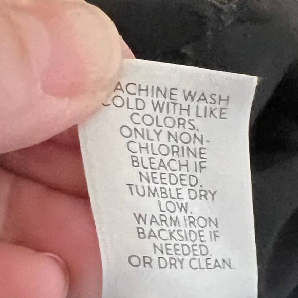 J. Jill Pull On Black Corduroy Velvet Pants Medium Petite MP Stretch Elastic - Picture 7 of 12